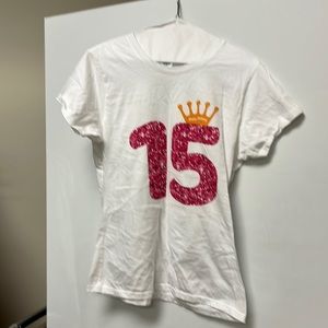 Happy 15th birthday tee shirt